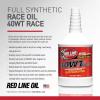 imageRed Line 10404 40WT Synthetic Race Motor Oil 15W40  1 Quart 12 PackQuart 12 Pack