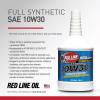 imageRed Line 11305 SAE 10W30 Fully Synthetic Motor Oil  GallonQuart 12 Pack