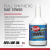 imageRed Line 11704 SAE 10W60 Fully Synthetic Motor Oil  1 Quart 12 PackQuart