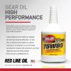imageRed Line 50104 75W85 GL5 Full Synthetic Gear Oil for Hypoid Limited Slip Differentials  1 Quart5 Gallon Pail