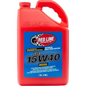 imageRed Line 21405 15W40 Synthetic Diesel Motor Oil  1 Gallon 4 Pack1 Gallon