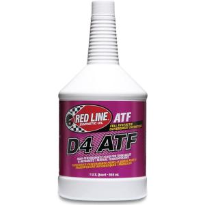 imageRed Line 30505 D4 Synthetic Automatic Transmission Fluid ATF  1 GallonQuart 4 Pack