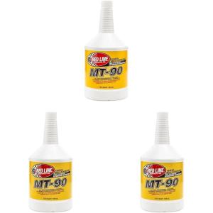 imageRed Line 50304 MT90 75W90 GL4 Manual Transmission and Transaxle Lubricant MTL 1 Quart1 Quart Pack of 3