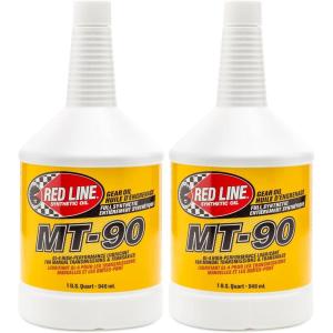 imageRed Line 50304 MT90 75W90 GL4 Manual Transmission and Transaxle Lubricant MTL 1 Quart2 Quarts