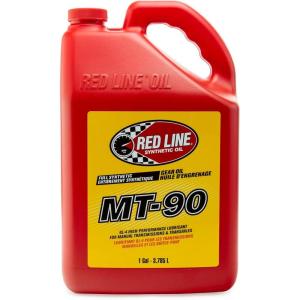 imageRed Line 50305 MT90 75W90 GL4 Manual Transmission and Transaxle Lubricant MTL  1 GallonCase  4 Pack