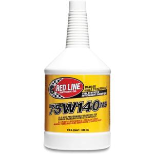 imageRed Line 57104 75W140 NonLimited Slip Synthetic Gear Oil  1 Quart1 Quart 32 Ounce  Pack of 12