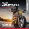 imageRed Line 42504 20W50 Motorcycle Oil Synthetic  QuartQuart