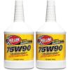 imageRed Line 57904 75W90 GL5 Synthetic Gear Oil for Hypoid Limited Slip Differentials  1 Quart1 Quart 32 Ounces Pack of 2