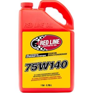 imageRed Line 57105 75W140 NonLimited Slip Synthetic Gear Oil  1 Gallon
