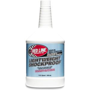 imageRed Line 58404 Lightweight Shockproof Gear Oil  1 Quart Bottle1 Quart 32 Ounce  Pack of 12